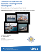 Universal Service Contract  9 Economic Price Adjustment Factor Update Bunker Currency and Fuel Adjustment Factor Refresh