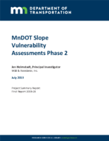 MnDOT Slope Vulnerability Assessments Phase 2