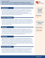 LongTerm Maintenance Needs and Costs of GreenColored Pavement Markings and Flexible Post Delineators Research Project Brief