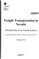 Freight Transportation in Nevada Selected Data from Federal Sources