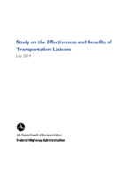 Study on the Effectiveness and Benefits of Transportation Liaisons