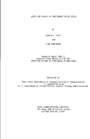Condition Survey of Continuous Bridge Decks