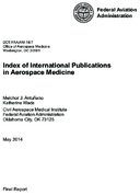 Index of International Publications in Aerospace Medicine 2014