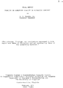Problems in achieving density in asphaltic concrete  final report