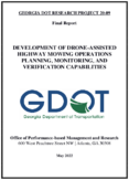 Development of DroneAssisted Highway Mowing Operations Planning Monitoring and Verification Capabilities
