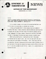 Excerpts of Remarks Prepared for Delivery by Secretary of Transportation John A Volpe before the Institute for Black Elected Officials