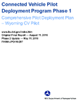 Connected Vehicle Pilot Deployment Concept Phase 1 Comprehensive Deployment Plan ICF Wyoming