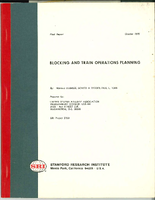 Blocking and Train Operations Planning