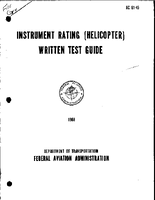 AC 6145 Instrument Rating Helicopter Written Test Guide