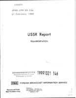USSR Report Transportation