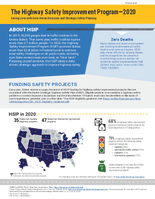 The Highway Safety Improvement Program  2020 Saving Lives with DataDriven Decisions and Strategic Safety Planning