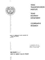 Effect of Controlled Access Highways on Farms and Ranches Bibliography