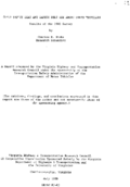 Child safety seat and safety belt use among urban travelers  results of the 1985 survey