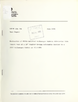 Evaluation of NHTSA modified Volkswagen Rabbits MDBtocar side impact test of a 19 crabbed moving deformable barrier to a 1977 Volkswagen Rabbit at 458 mph