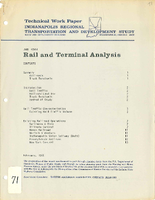 Rail and Terminal Analysis