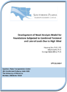 Development of Novel Analysis Model for Foundations Subjected to Combined Torsional and Lateral Loads Due to High Wind