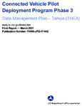 Connected Vehicle Pilot Deployment Program Phase 2 Data Management Plan  Tampa THEA