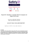 Project 581 StreetSavvi Complete Street AI Companion for Digital Twin Driving
