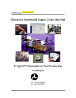 Electronic Intermodal Supply Chain Manifest Field Operational Test Evaluation Draft Final Report