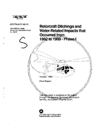 Rotorcraft Ditchings and WaterRelated Impacts That Occurred From 1982 to 1989  Phase I