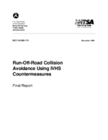RunOfRoad Collision Avoidance Using IVHS