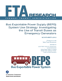 Bus Exportable Power Supply BEPS System Use Strategy Investigating the Use of Transit Buses as Emergency Generators