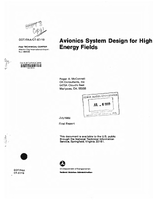 Avionics System Design for High Energy Fields