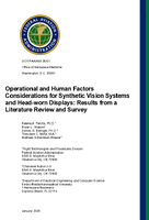 Operational and Human Factors Considerations for Synthetic Vision Systems and Headworn Displays Results from a Literature Review and Survey