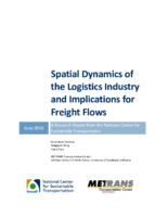 Spatial Dynamics of the Logistics Industry and Implications for Freight Flows