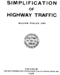 Simplification of Highway Traffic