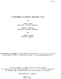 An experimental maintenance management system