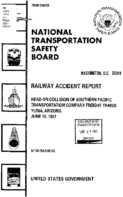 Interstate Commerce Commision Report of the Accident  Investigation Occuring on the SOUTHERN PACIFIC TRANSPORTATION COMPANY FREIGHT TRAINS YUMA AZ