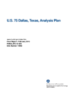 US 75 Dallas Texas analysis plan