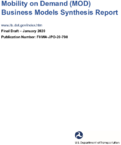 Mobility on Demand MOD Business Models Synthesis Report