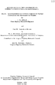Report on pollution abatement on highway construction and maintenance