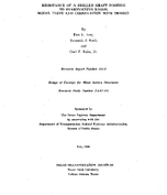 Resistance of a Drilled Shaft Footing to Overturning Loads Model Tests and Correlation with Theory
