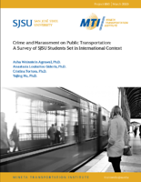 Crime and Harassment on Public Transportation A Survey of SJSU Students Set in International Context