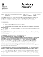 AC 452A Identification and Registration Marking