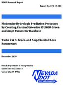 Modernize Hydrologic Prediction Processes by Creating Custom Statewide SSURGO Green and Ampt Parameter Database Tasks 2  3 Green and Ampt Rainfall Loss Parameters