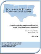 Crash Severity Formulation and Analysis Under Extreme Weather Conditions