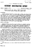 Investigation of Aircraft Accident AMERICAN AIRLINES COLUMBUS OHIO 19540627