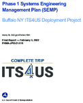 Phase 1 Systems Engineering Management Plan SEMP Buffalo NY ITS4US Deployment Project