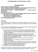 Assessment of Motorcycle Safety in Wyoming Fatal and Severe Crashes Contributing Factors and Potential Countermeasures Addendum Data Management Plan and Metadata Schema