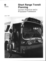 ShortRange Transit Planning Current Practice and a Proposed Framework