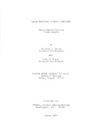 Latex modified fibrous concrete  experimental feature  final report