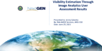 Visibility Estimation Through Image Analytics User Assessment Results