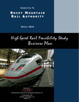 HighSpeed Rail Feasibility Study Business Plan