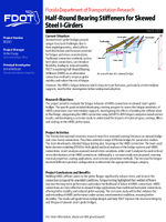 HalfRound Bearing Stiffeners for Skewed Steel IGirders Brief