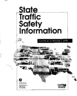 State Traffic Safety Information Current as of January 1 1998