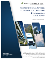 Fine Grain Metal Powder Standards for Consumer Pyrotechnics Final Report